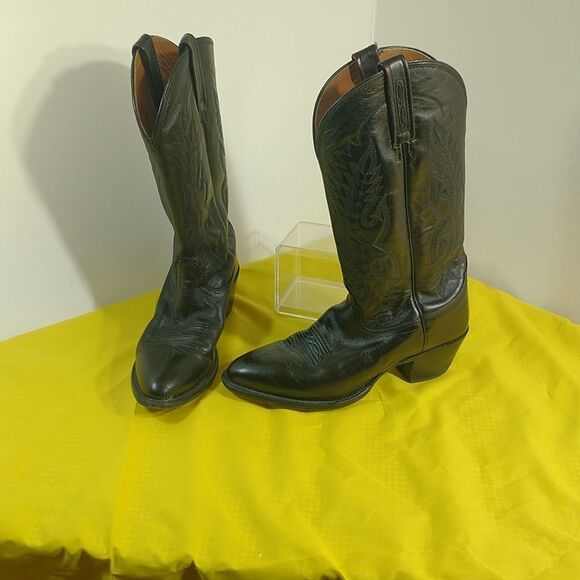 Nocoma Mens SZ 9D Black Western Boots. Condition is Pre-owned. - Picture 10 of 10